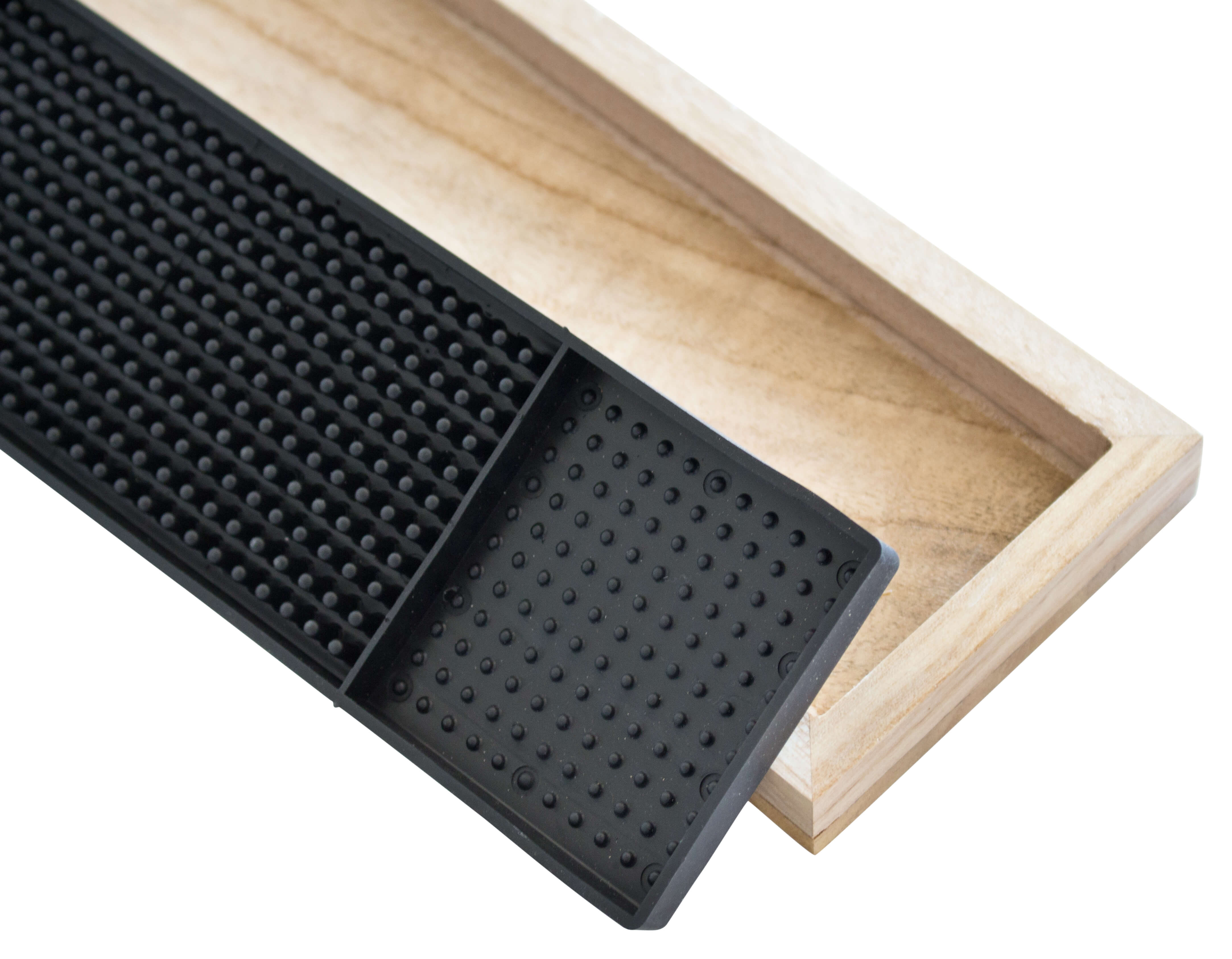 Barmatte PVC mit Holzrahmen - 62x11cm Barmatte PVC mit Holzrahmen - 62x11cm