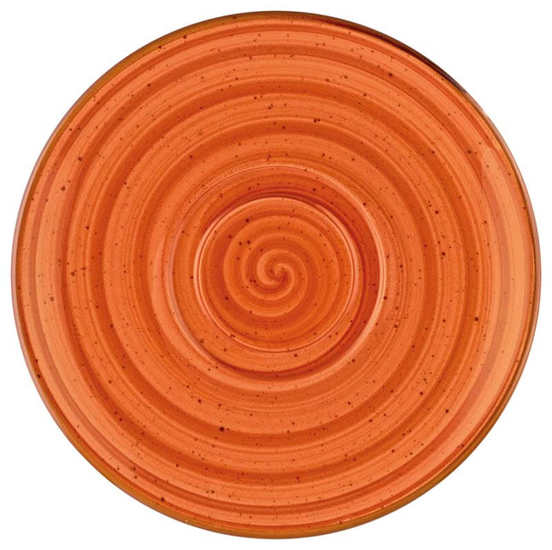 Bonna Aura Terracotta Gourmet Kombiuntertasse 19cm orange - 12 Stück