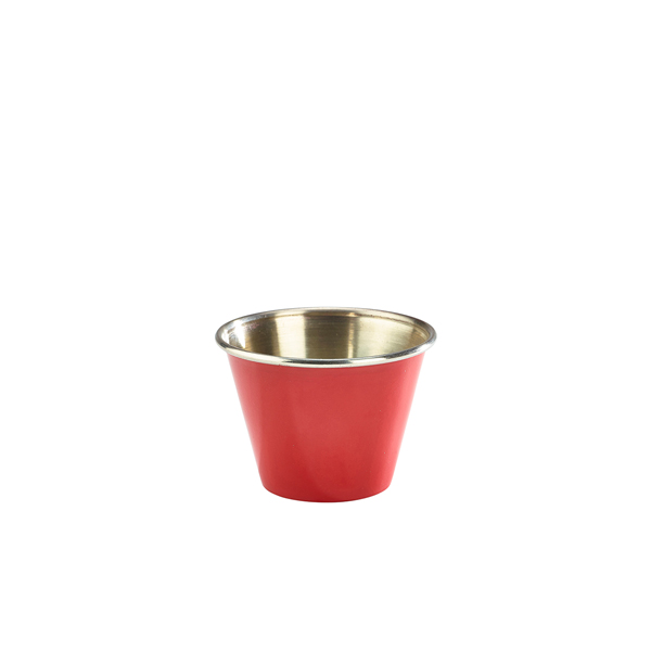 Dipschale, Edelstahl, rot - 71ml (24 Stk.) Dipschale, Edelstahl, rot - 71ml (24 Stk.)