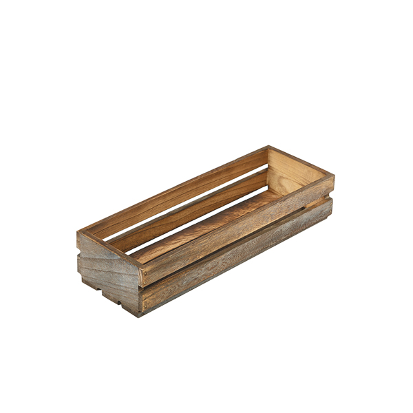 Rustikale Holzkiste - 34x12x7cm