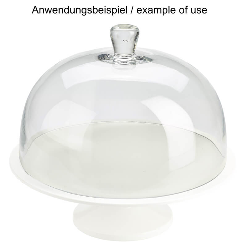 Tortenständer-Abdeckung, Glas - 29,8x19 cm Tortenständer-Abdeckung, Glas - 29,8x19 cm