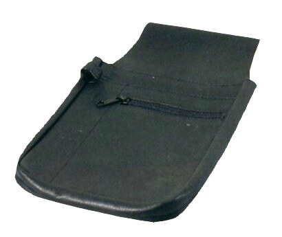 Revolvertasche schwarz aus Nappa-Rindleder