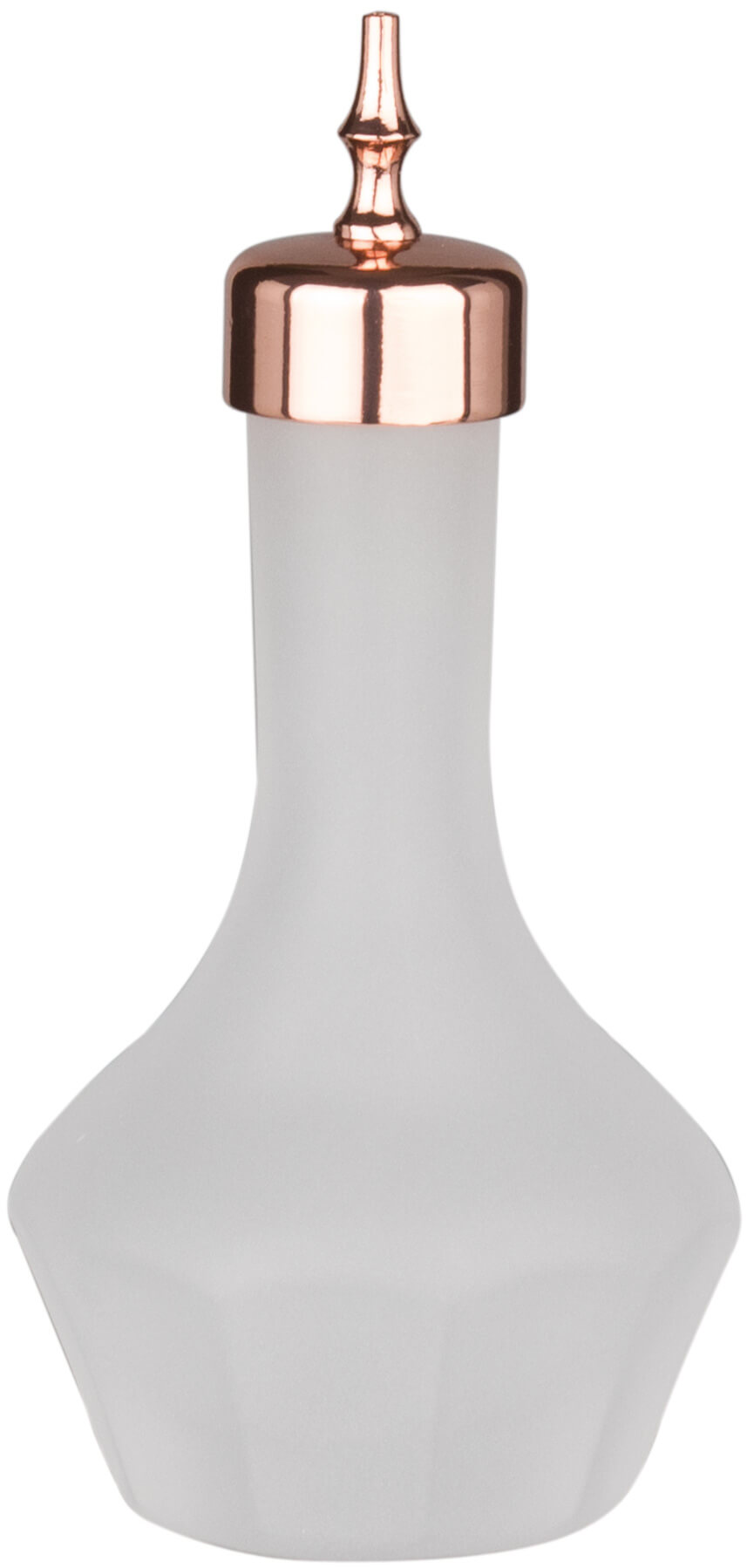 Bitterflasche satiniert, Prime Bar, Ausgießer kupferfarben - 50ml
