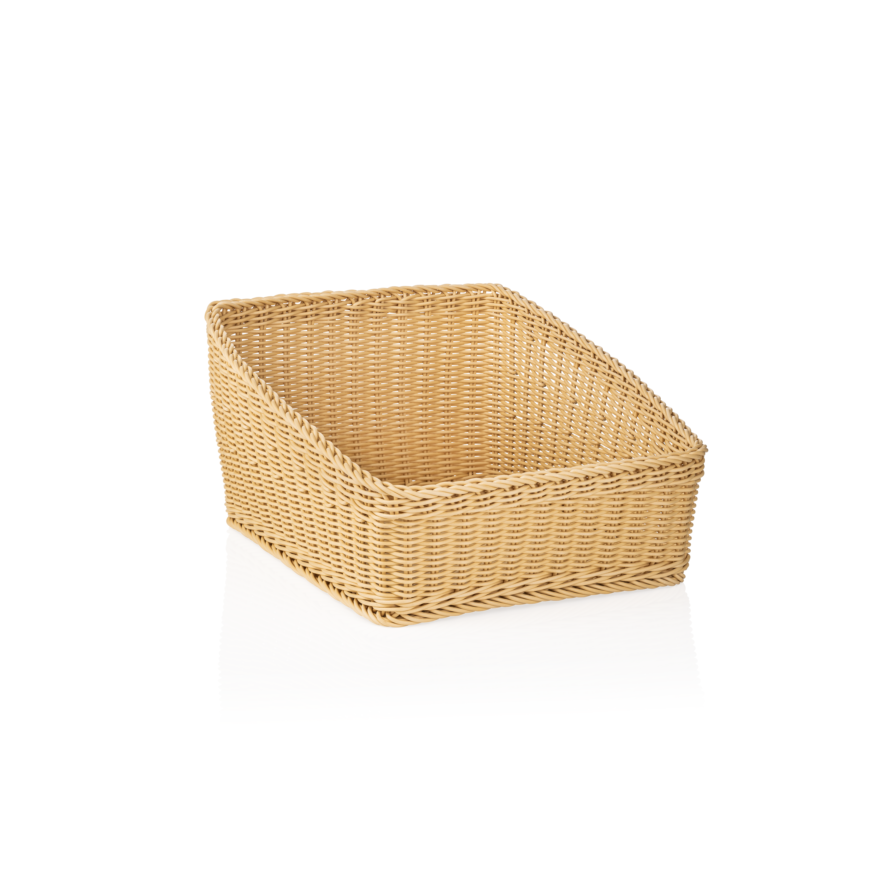 Korb Polypropylen hellbeige - 40x50x14/25cm Korb Polypropylen hellbeige - 40x50x14/25cm