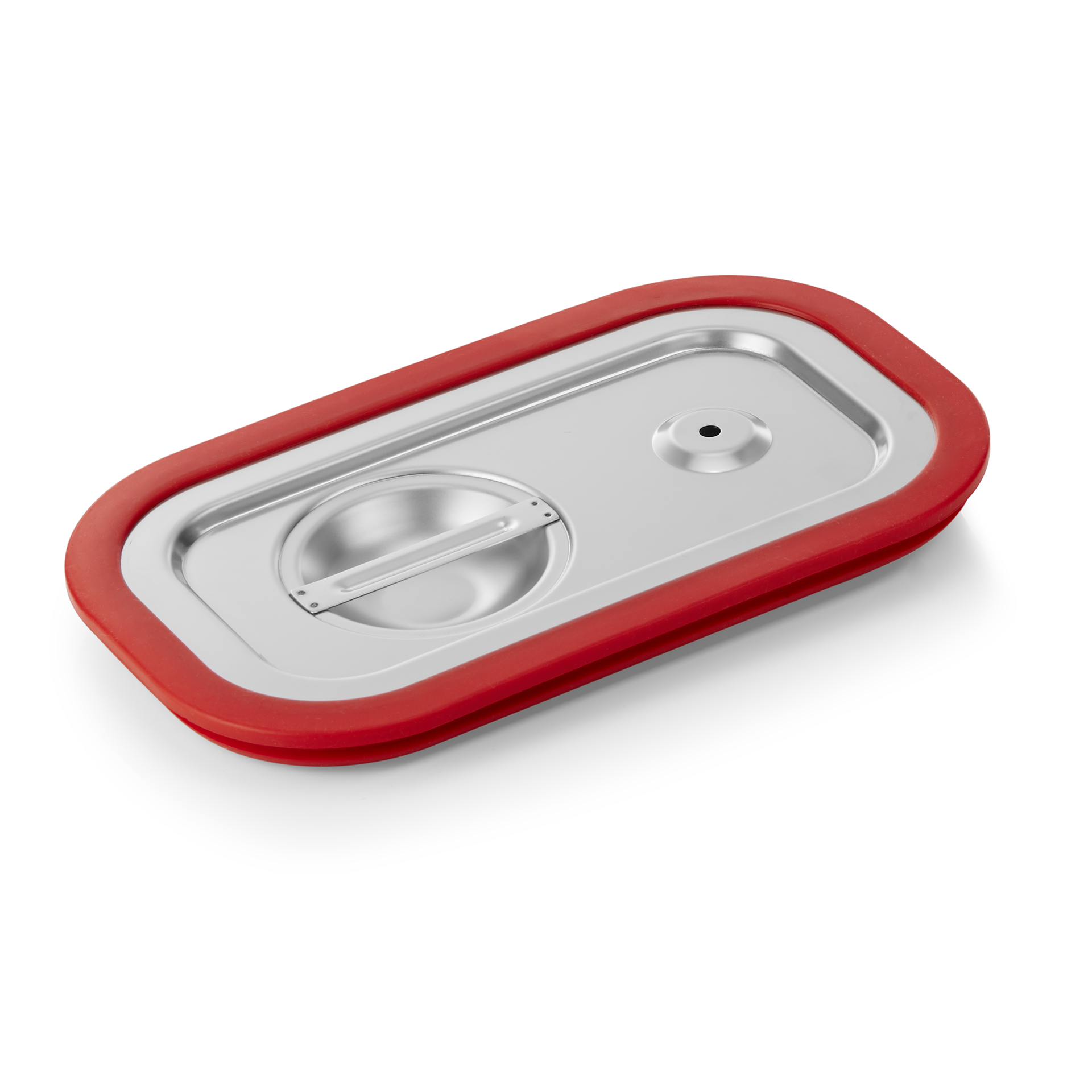 GN 1/4 Transportdeckel, mit Silikondichtung, CNS 18/8 (Serie GN SELECT)