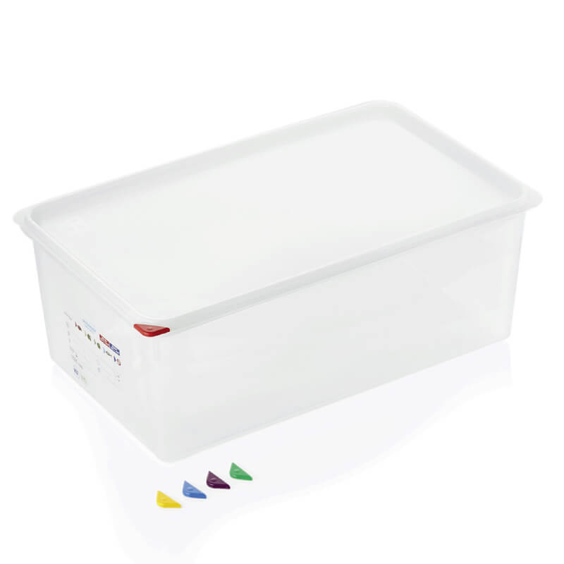 Vorratsbehälter GN 1/1 Set mit Deckel, PP - 28l / H 20cm (1 Stk.)