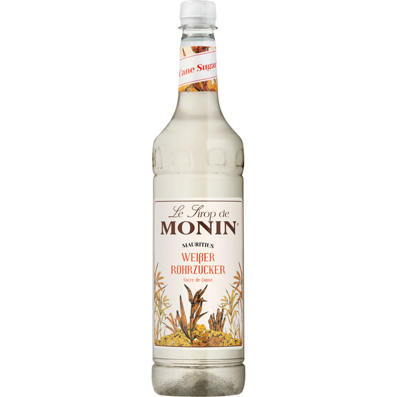 Rohrzucker - Monin Sirup, PET-Flasche (1,0l) Rohrzucker - Monin Sirup, PET-Flasche (1,0l)