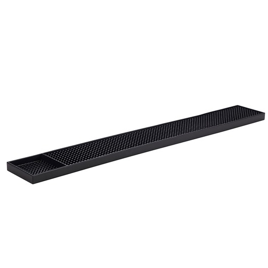 Barmatte schwarz, mit Shot - 59,5x8cm Barmatte schwarz, mit Shot - 59,5x8cm