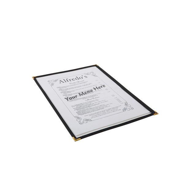 Transparenter Menühalter, American Style, A4 - 1 Blatt / 2-seitig Transparenter Menühalter, American Style, A4 - 1 Blatt / 2-seitig