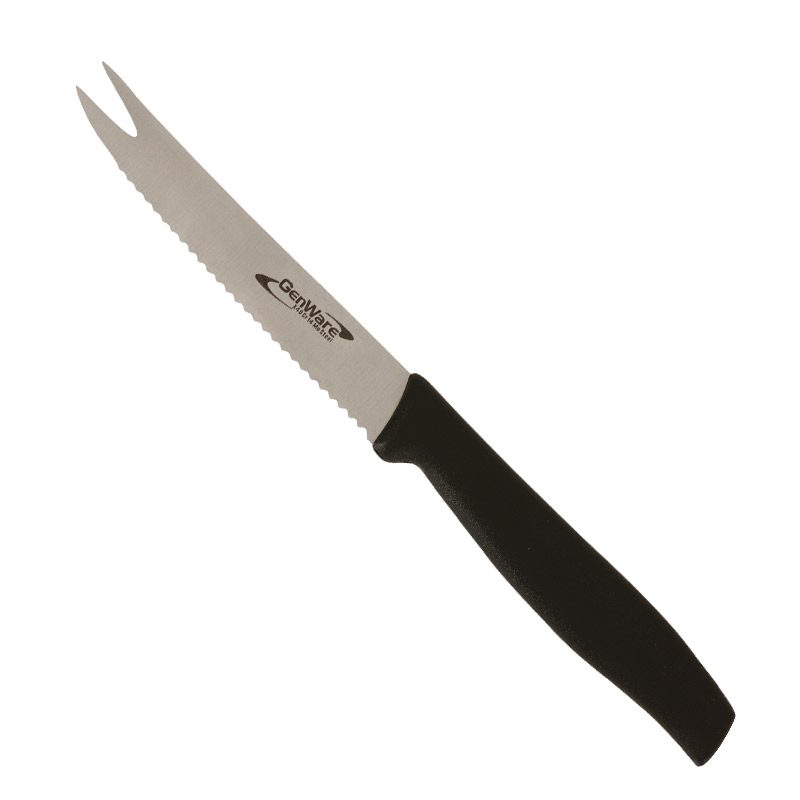 Barmesser mit Doppelspitze, Edelstahl - 10,2cm Klinge