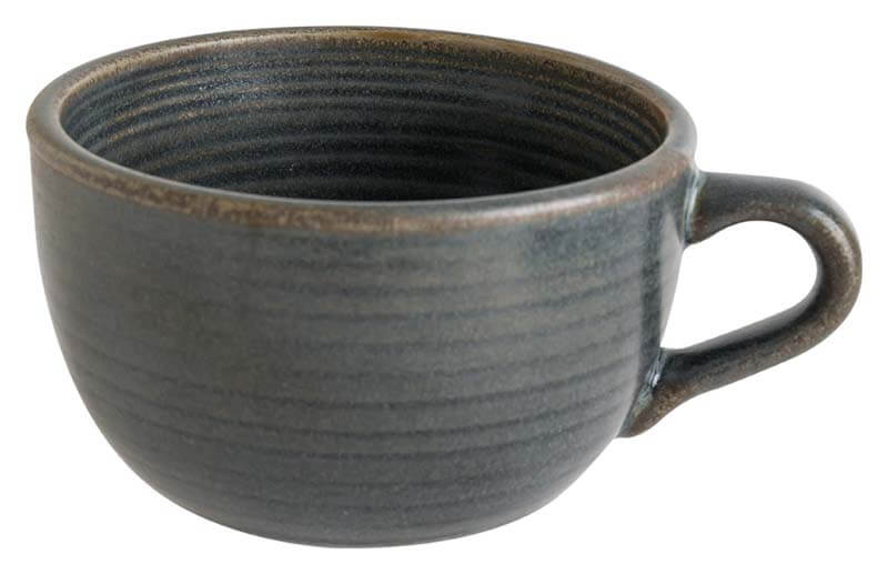 Bonna Hornfels Ripple Obertasse 20,5cl grau - 6 Stück Bonna Hornfels Ripple Obertasse 20,5cl grau - 6 Stück