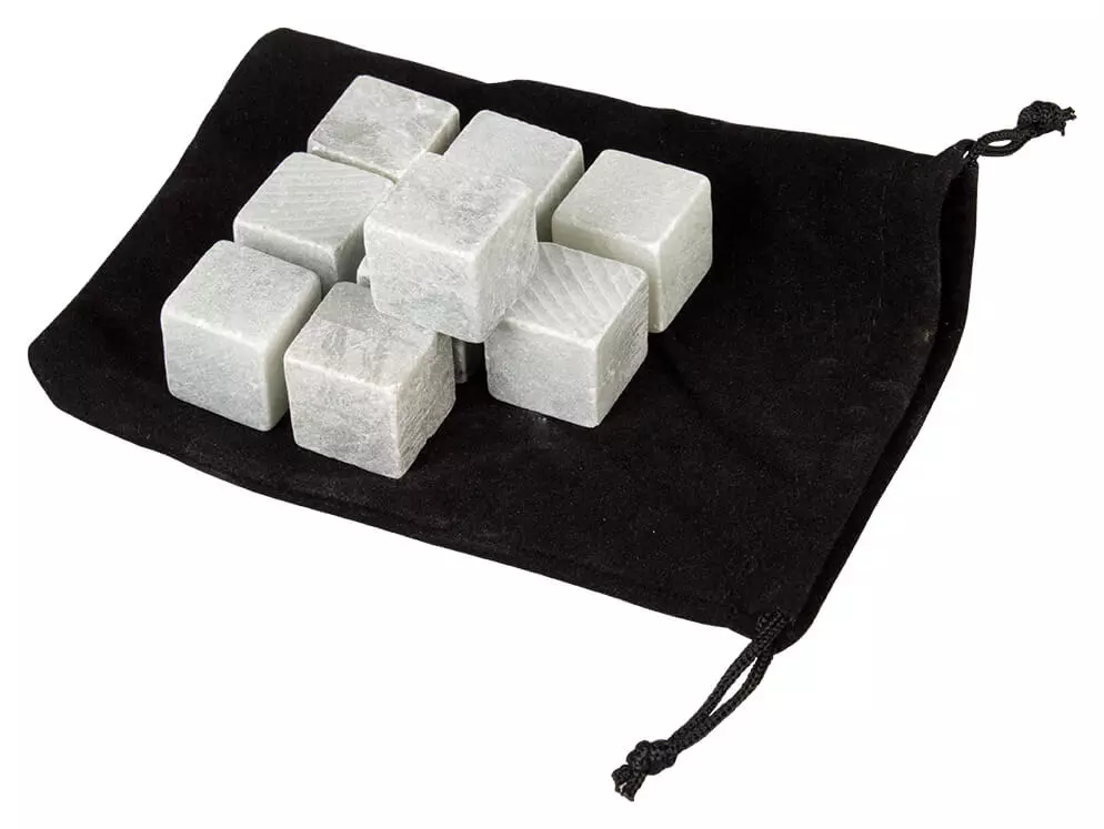 Whiskysteine aus Granit - 9er Set mit Beutel Whiskysteine aus Granit - 9er Set mit Beutel