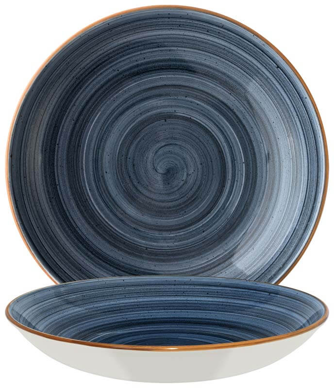 Bonna Aura Dusk Bloom Teller tief 25cm blau - 6 Stück Bonna Aura Dusk Bloom Teller tief 25cm blau - 6 Stück