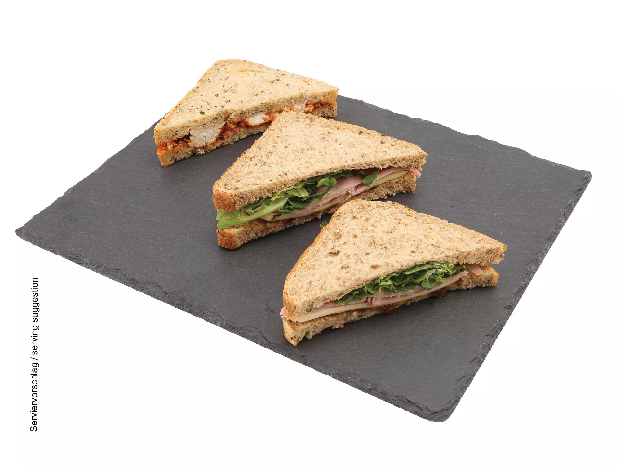 Servierplatte Schiefer Quadrat - verschiedene Größen