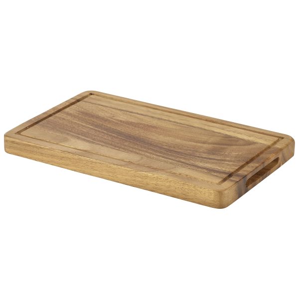 Holzbrett / Servierbrett Akazienholz - 26,5x16x2cm (GN 1/4) Holzbrett / Servierbrett Akazienholz - 26,5x16x2cm (GN 1/4)