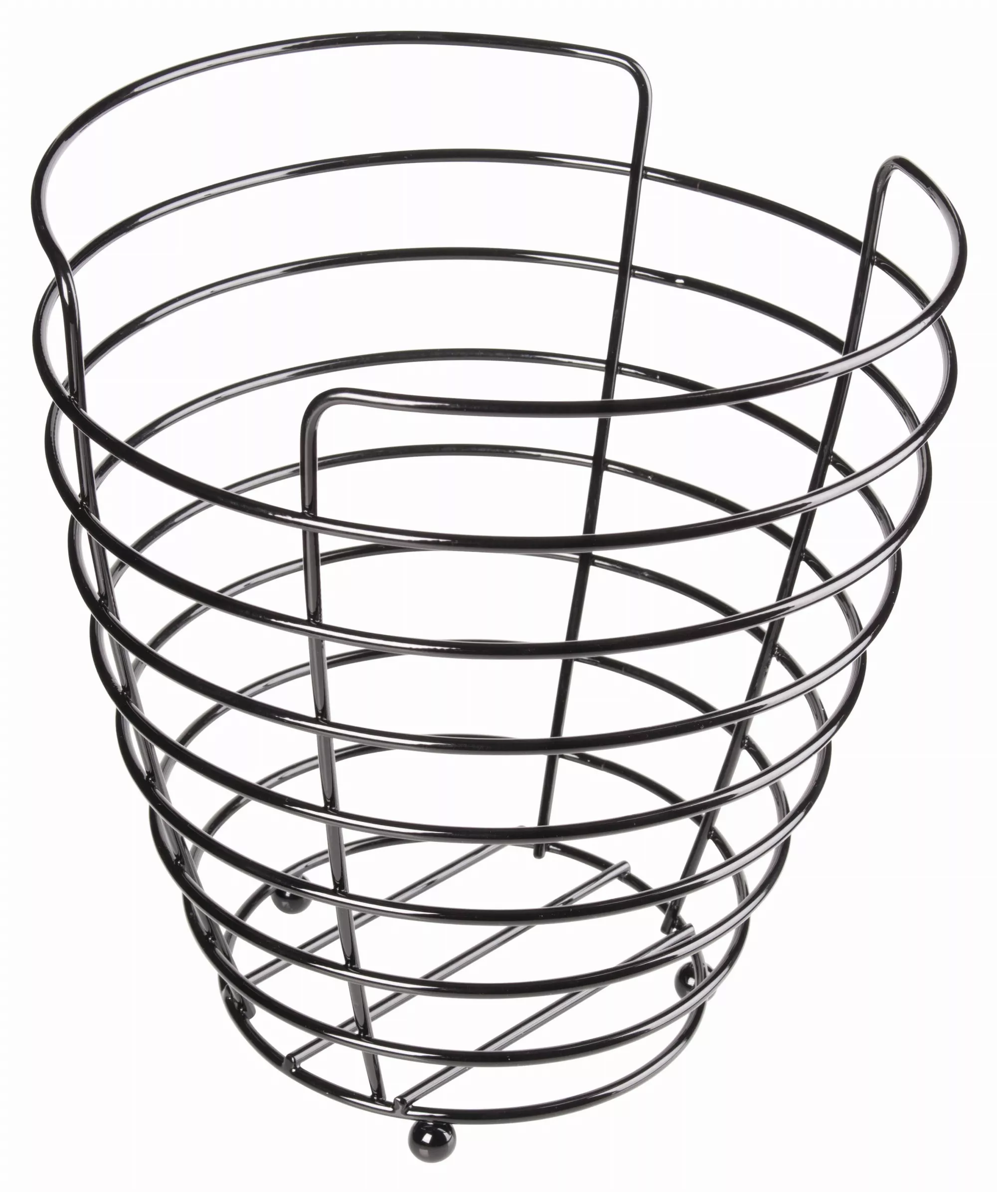 Obstkorb Ringe, schwarz - 25x23cm Obstkorb Ringe, schwarz - 25x23cm