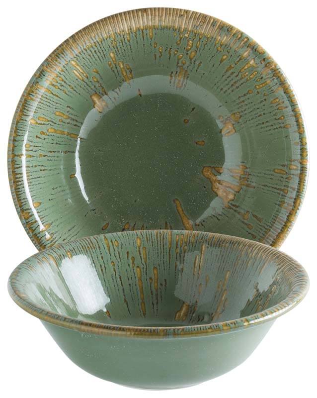 Bonna Snell Sage Gourmet Schale 16cm, 40cl grün - 12 Stück Bonna Snell Sage Gourmet Schale 16cm, 40cl grün - 12 Stück
