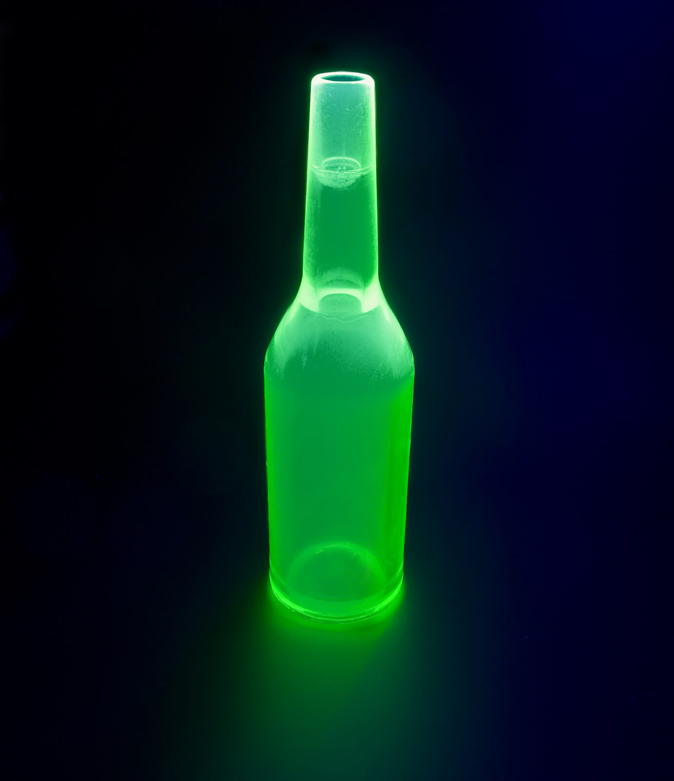 Flair Bottle Kryptonite, neon grün fluoreszierend - 750ml