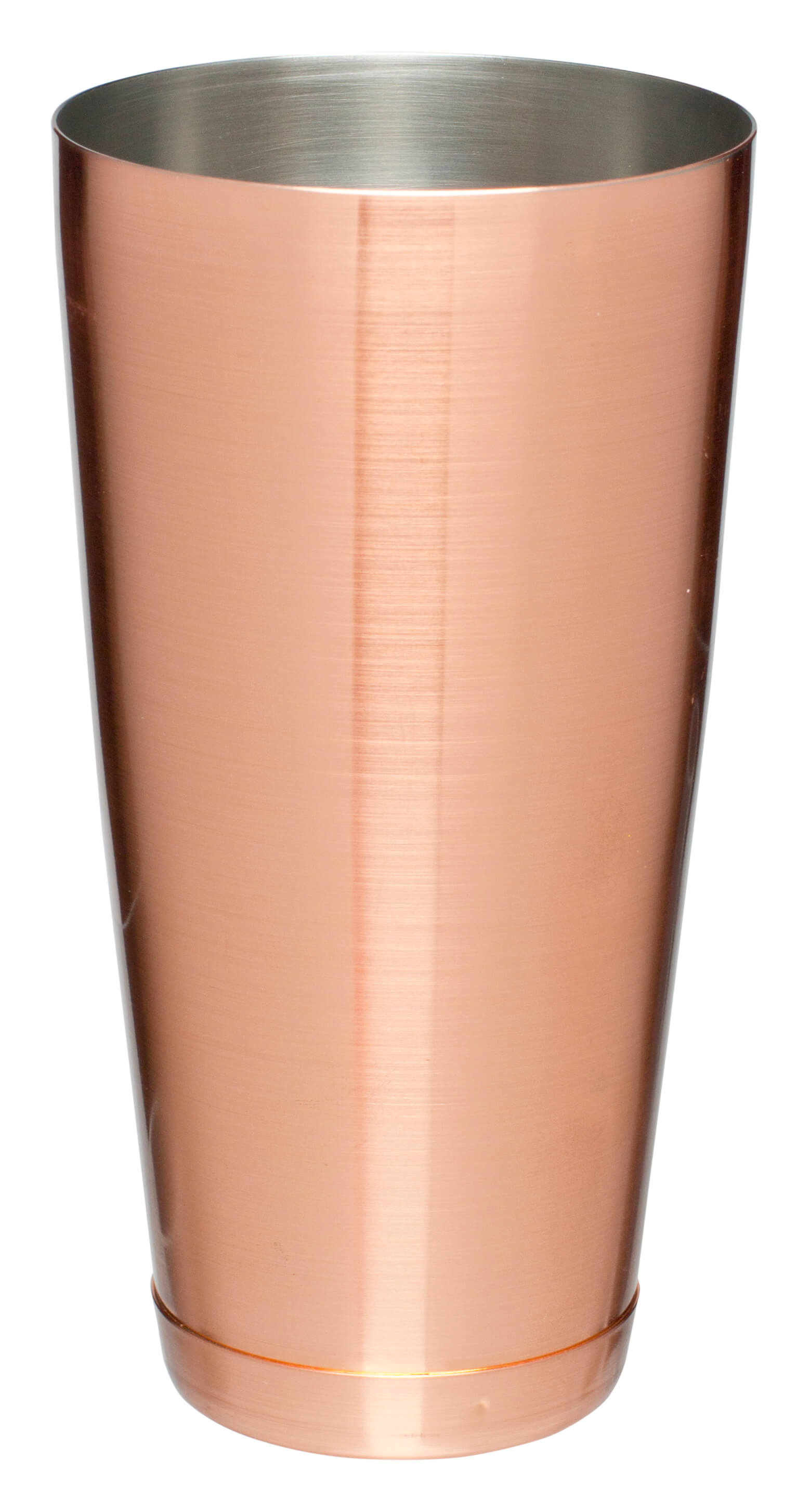 Boston Shaker mit Bodenkappe - kupferfarben