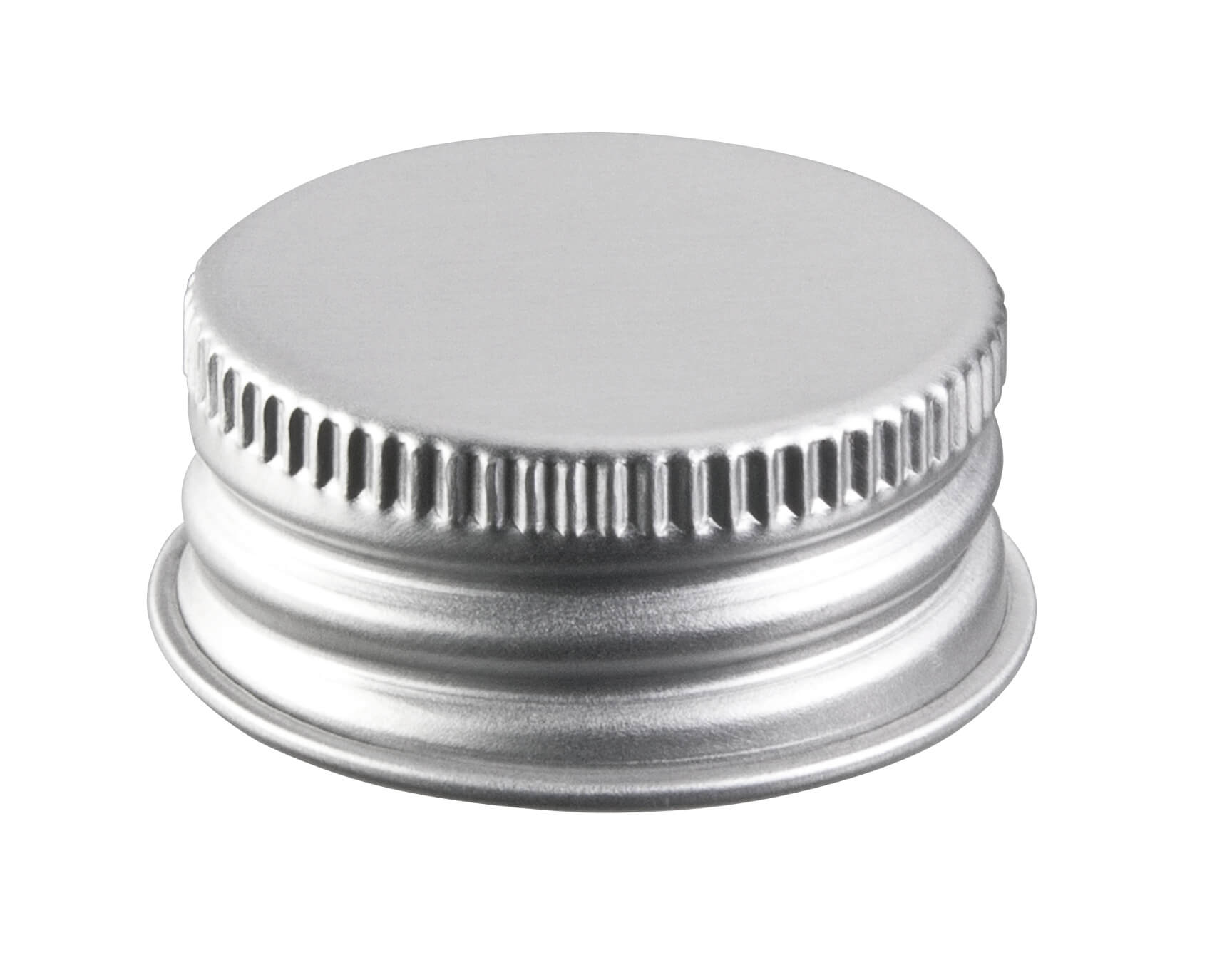 Deckel 28mm silber Aluminium