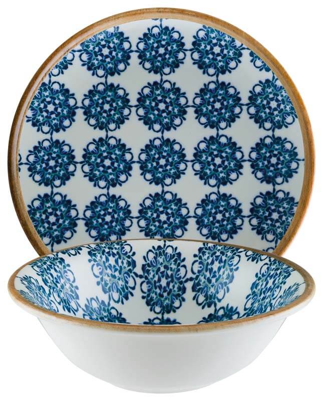 Bonna Lotus Gourmet Schale 16cm, 40cl blau - 12 Stück Bonna Lotus Gourmet Schale 16cm, 40cl blau - 12 Stück