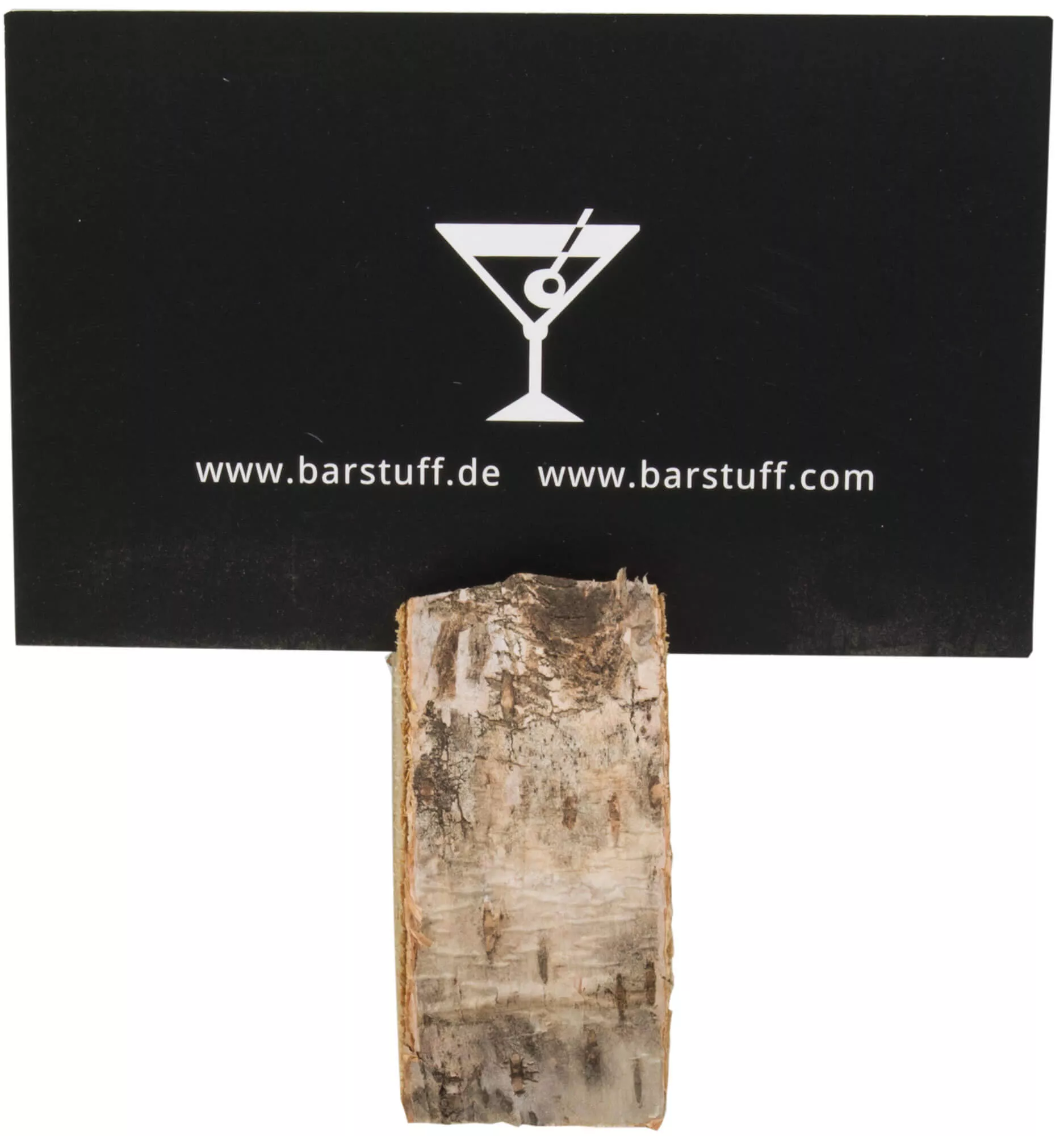 Kartenhalter Birke, Baumscheibe Birke - ca. 6,5cm Kartenhalter Birke, Baumscheibe Birke - ca. 6,5cm