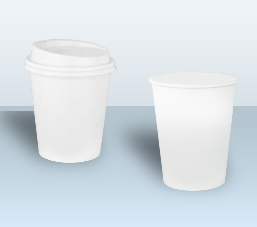 Kaffeedeckel, Huhtamaki, Plastik, weiß - 0,2l (100 Stk.)