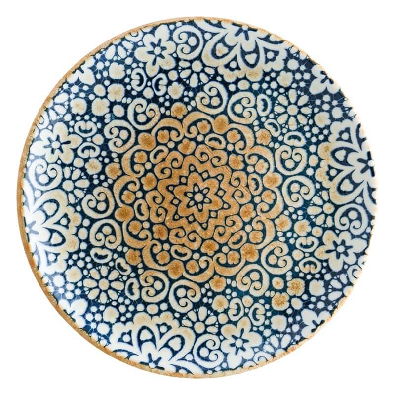 Bonna Alhambra Gourmet Teller flach 21cm blau - 12 Stück