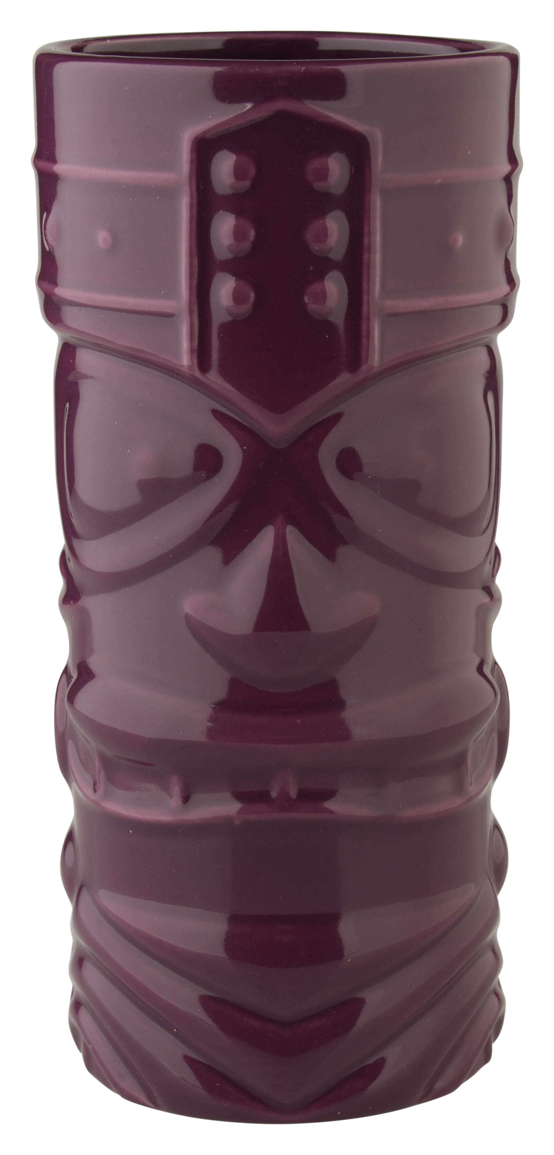 Tiki Becher Face, purple - 400ml