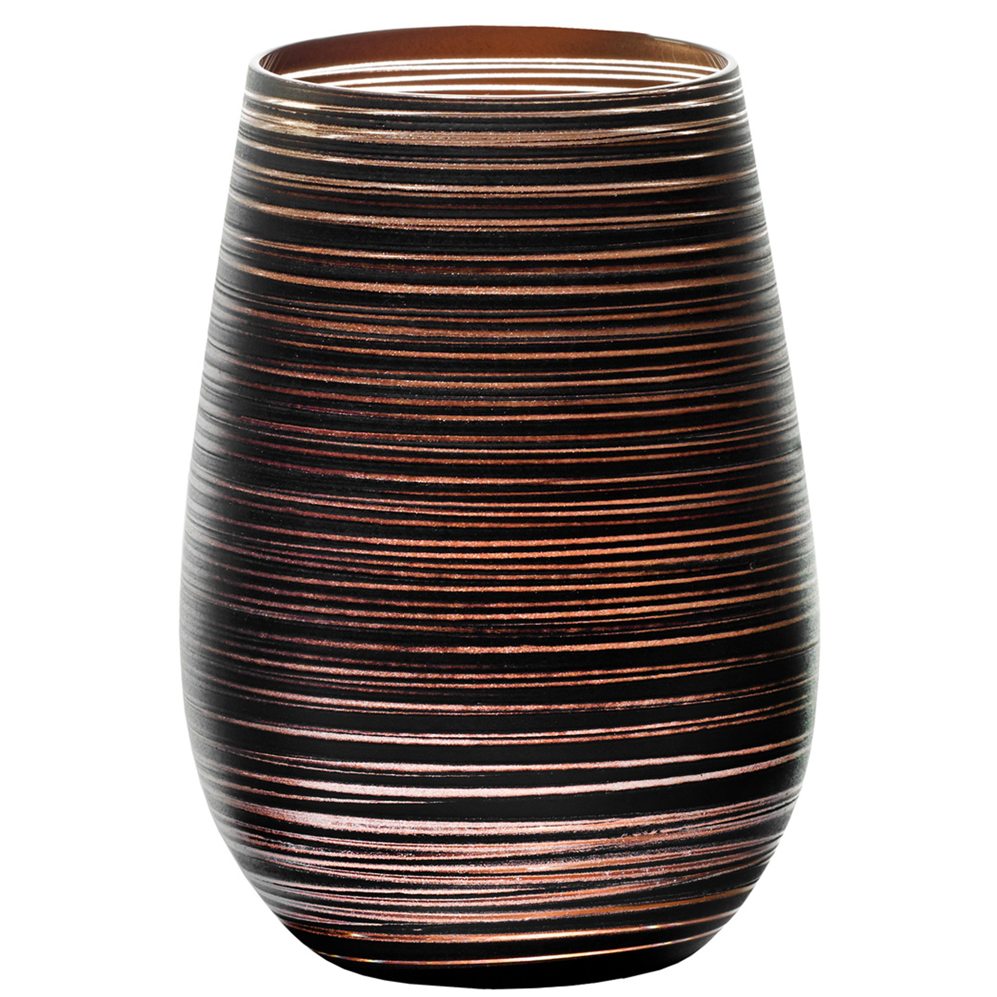 Becher Twister schwarz-bronze, Stölzle - 465ml