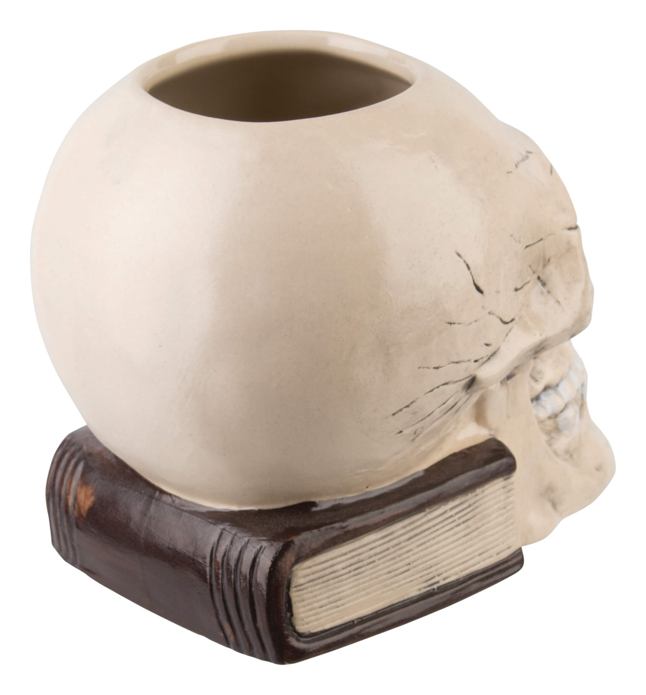 Tiki Becher Totenkopf mit Buch - 700ml