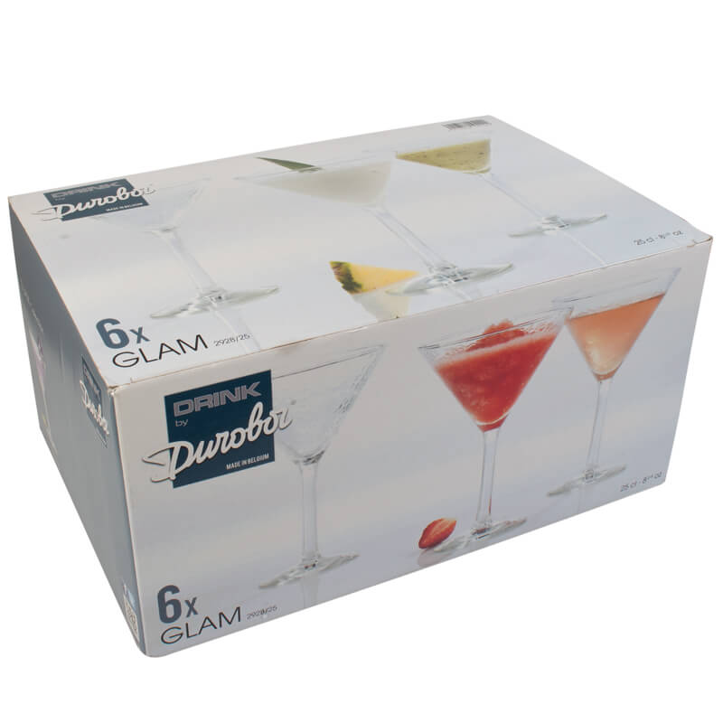 Martinischale Glam, Durobor - 250ml (6 Stk.) Martinischale Glam, Durobor - 250ml (6 Stk.)