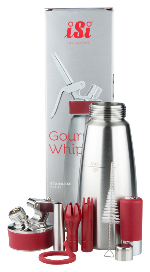 iSi Sahnebereiter "Gourmet Whip PLUS", Edelstahl - 0,5l