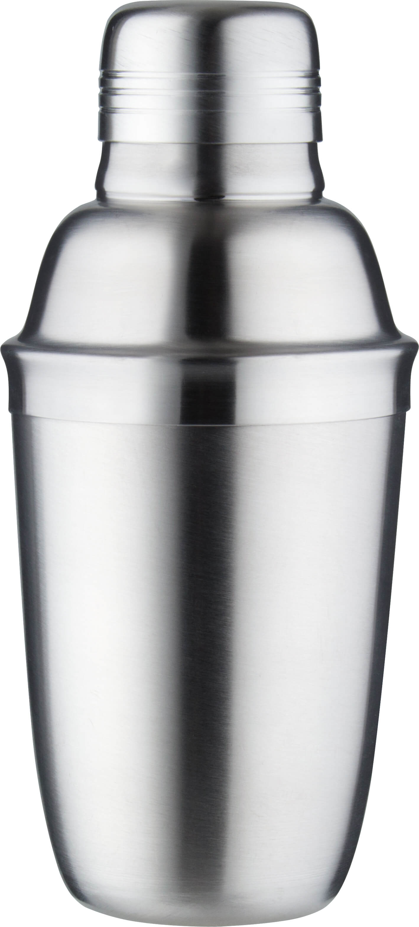 Mini Cocktail Shaker, dreiteilig, Edelstahl, 300ml