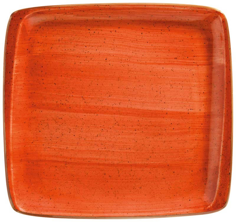 Bonna Aura Terracotta Moove Platte 32x30cm orange - 6 Stück