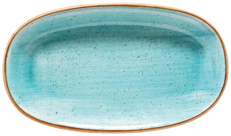 Bonna Aura Aqua Gourmet Platte oval 34x19cm türkis - 6 Stück Bonna Aura Aqua Gourmet Platte oval 34x19cm türkis - 6 Stück