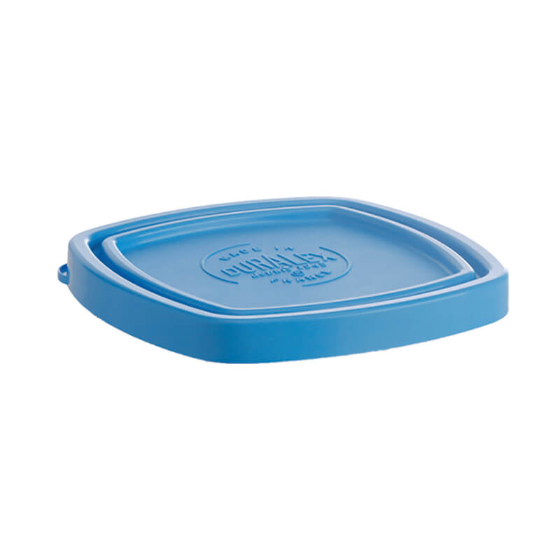 PE-Deckel blau Lys Carré, Duralex - 9,1x9,1cm (1 Stk.)