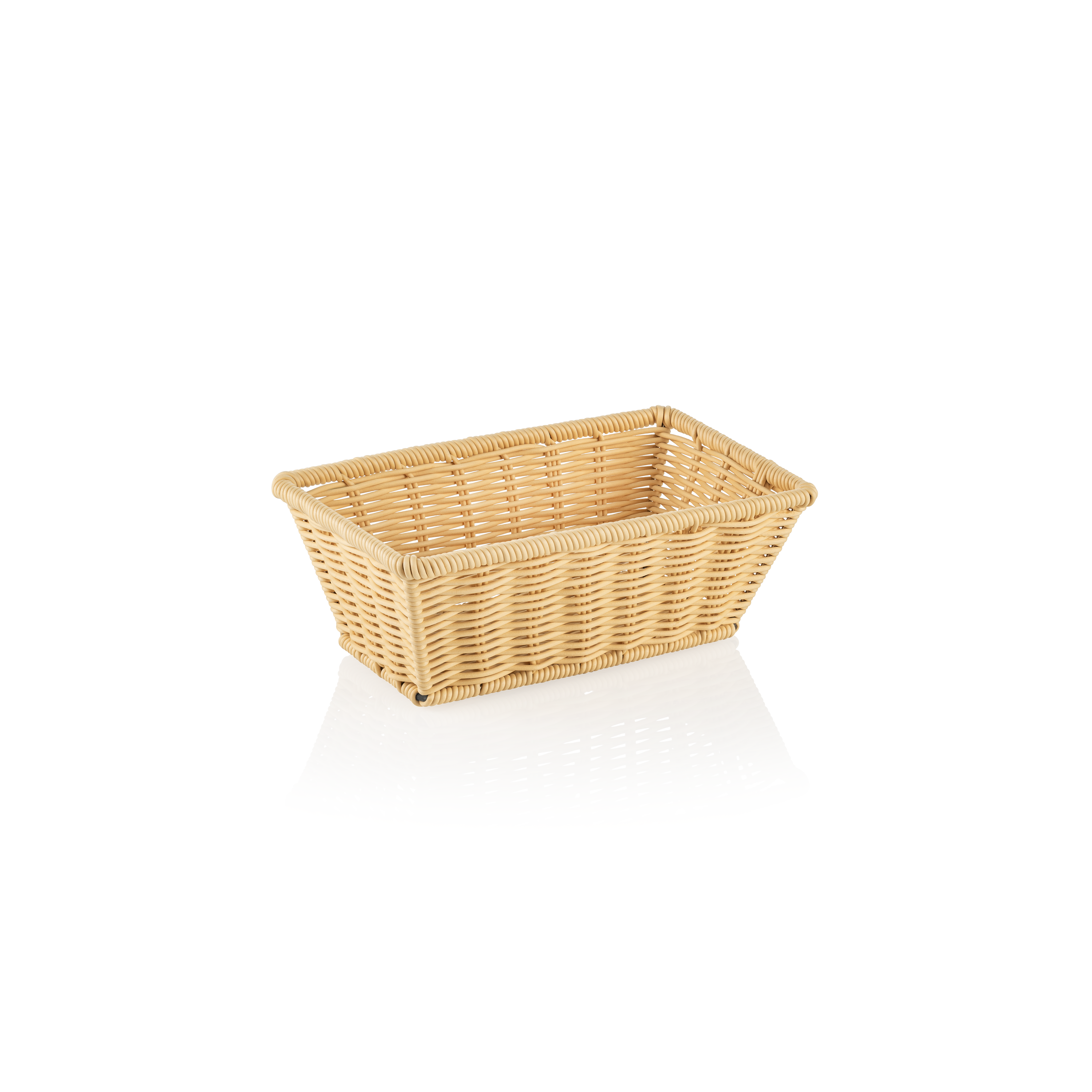 Korb Polypropylen, 26,5x16x10cm (GN 1/4) - hellbeige