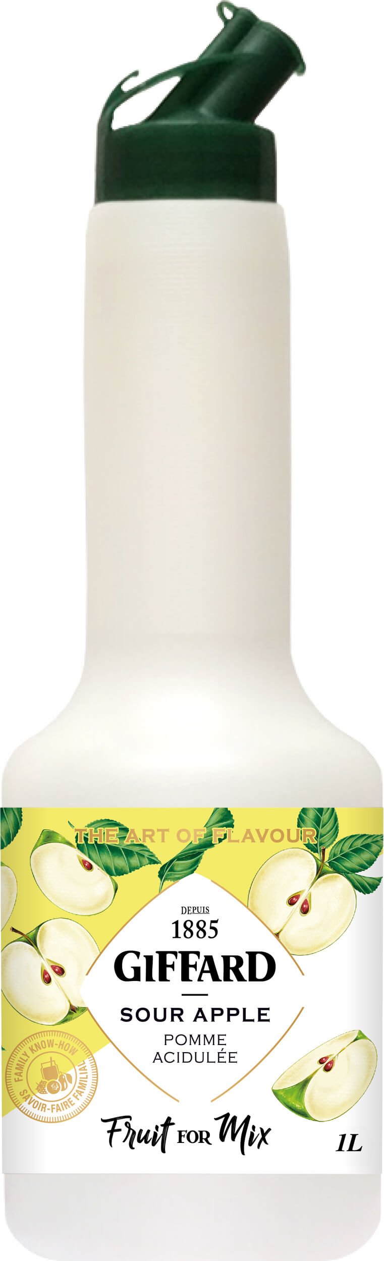 Sour Apple - Giffard Fruit for Mix (1,0l) Sour Apple - Giffard Fruit for Mix (1,0l)