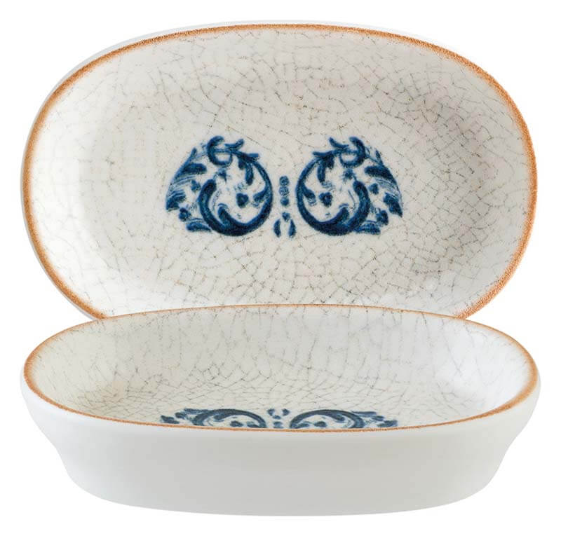 Bonna Viento Hygge Schale oval 10x6,5cm, 6cl blau - 12 Stück Bonna Viento Hygge Schale oval 10x6,5cm, 6cl blau - 12 Stück