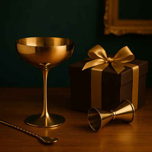 Geschenke im Gold-Look