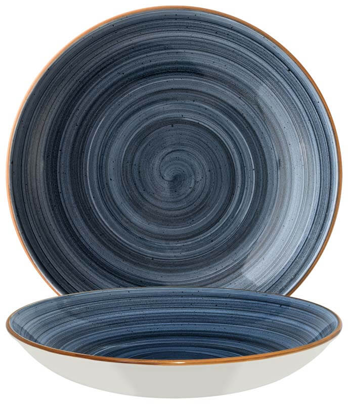 Bonna Aura Dusk Bloom Teller tief 23cm blau - 6 Stück Bonna Aura Dusk Bloom Teller tief 23cm blau - 6 Stück