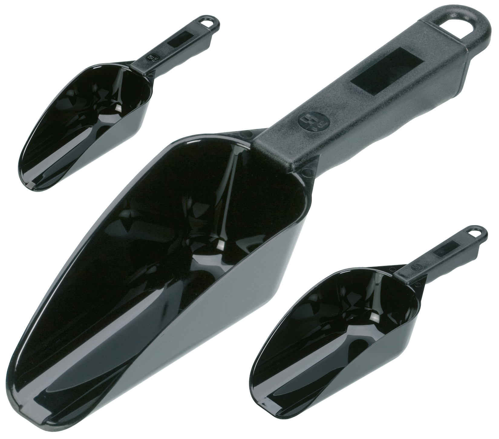 Eisschaufel, Polycarbonat schwarz - 0,35l