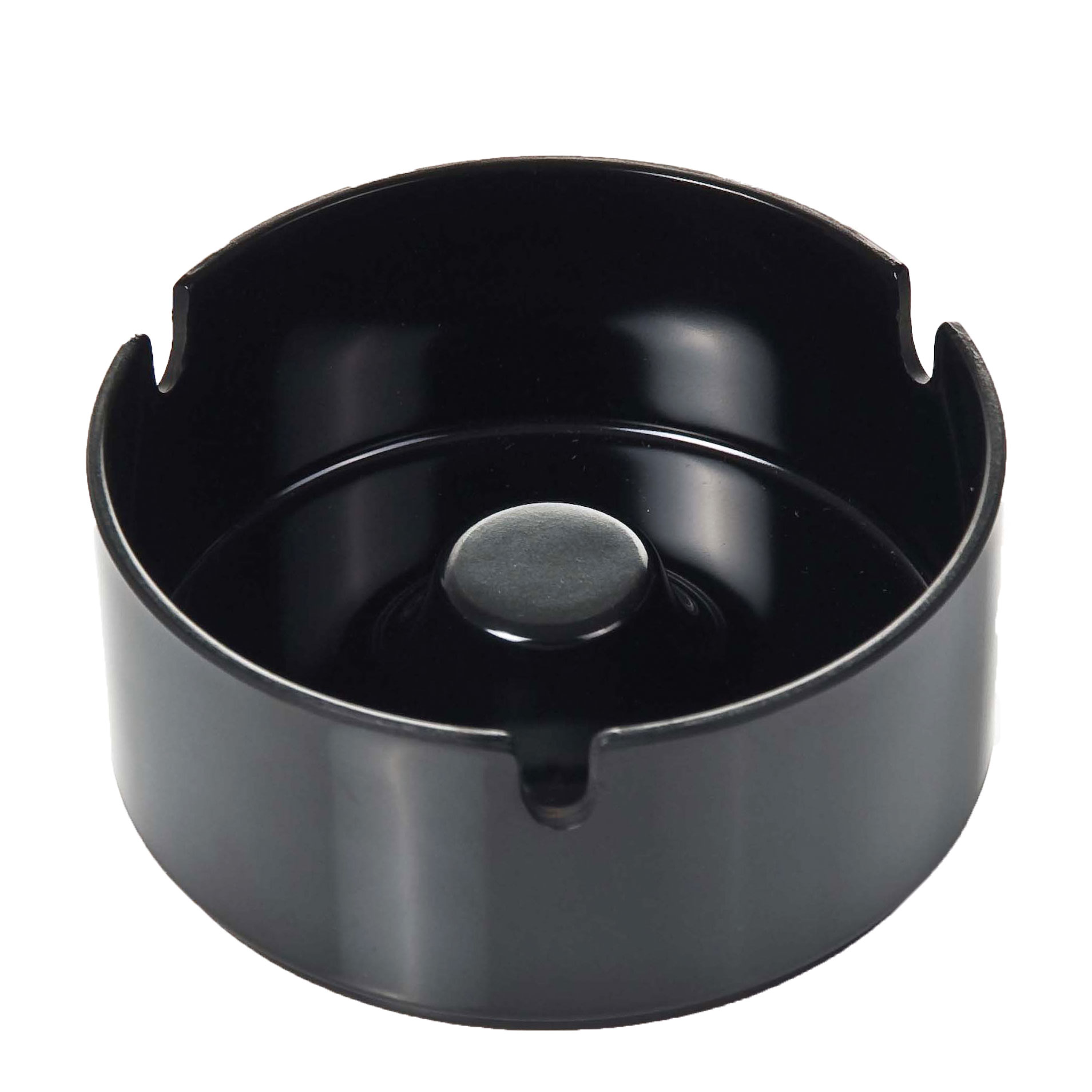 Aschenbecher schwarz - Melamin (10cm)