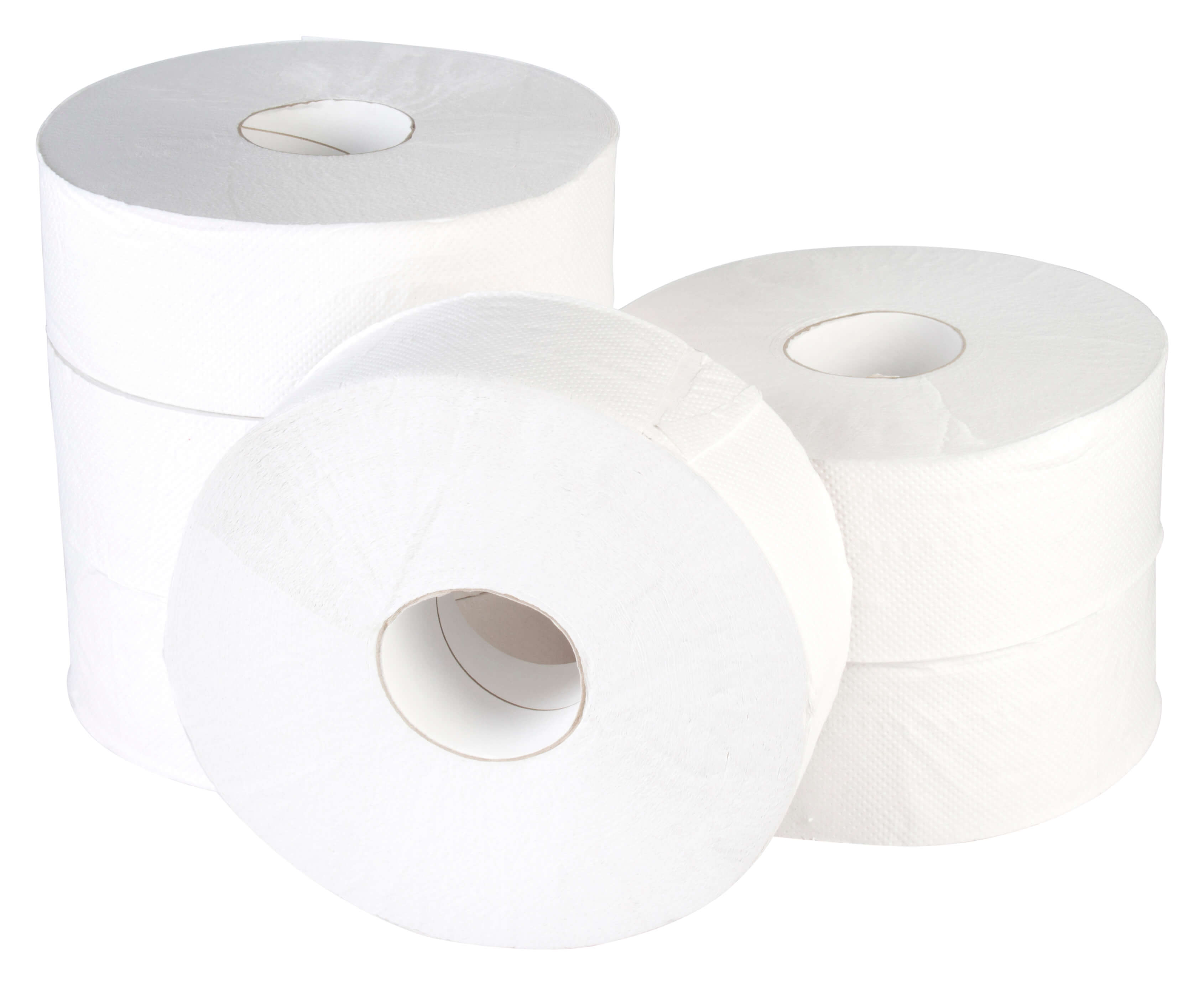 Jumbo Toilettenpapier 2lg. - weiß (6Stk.)