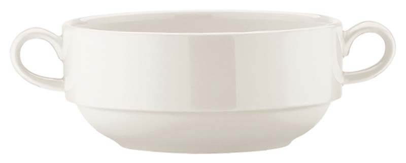 Bonna Banquet Cream Suppentasse 35cl stapelbar creme - 12 Stück Bonna Banquet Cream Suppentasse 35cl stapelbar creme - 12 Stück