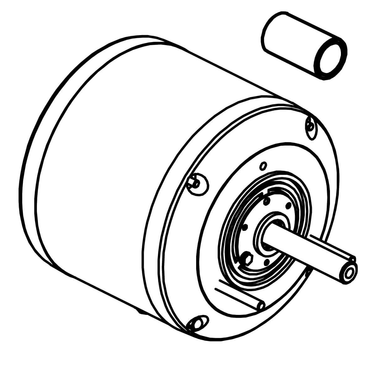 09300 - Santos #9 - Motor komplett 220-240V