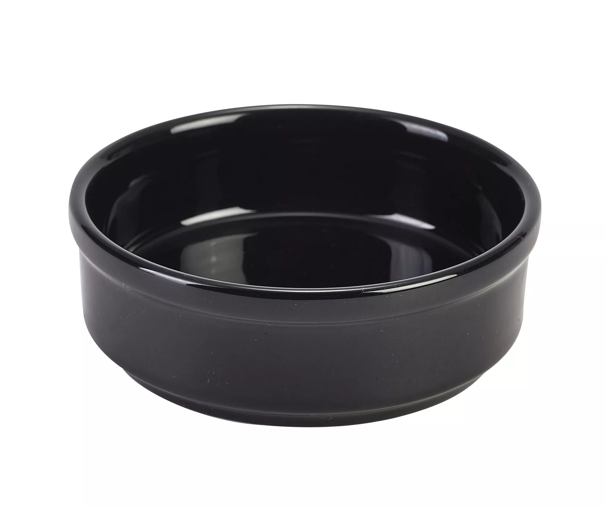 Schälchen flach, schwarz - 140ml (6 Stk.) Schälchen flach, schwarz - 140ml (6 Stk.)