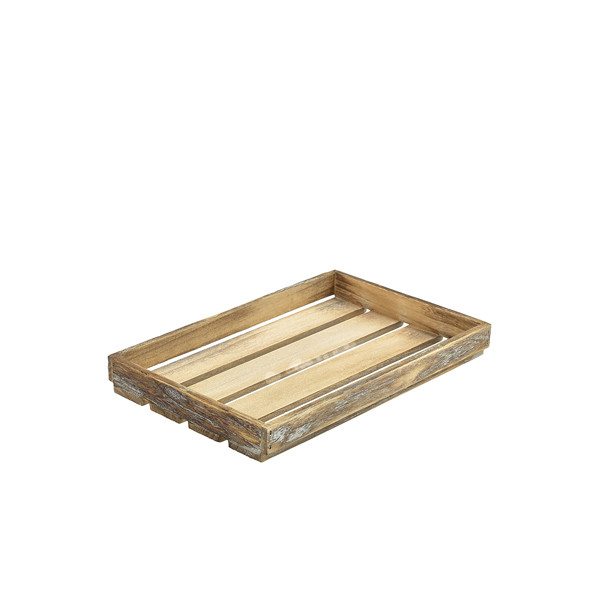 Rustikale Holzkiste - 35x23x4cm
