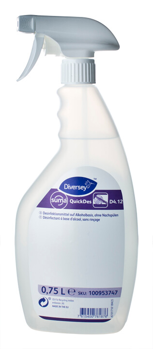 Desinfektionsspray Suma Quicksan, Diversey - 750ml
